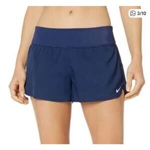 Nike Women's Midnight Navy Solid Element Quick Drying Swimming Boardshorts, XL